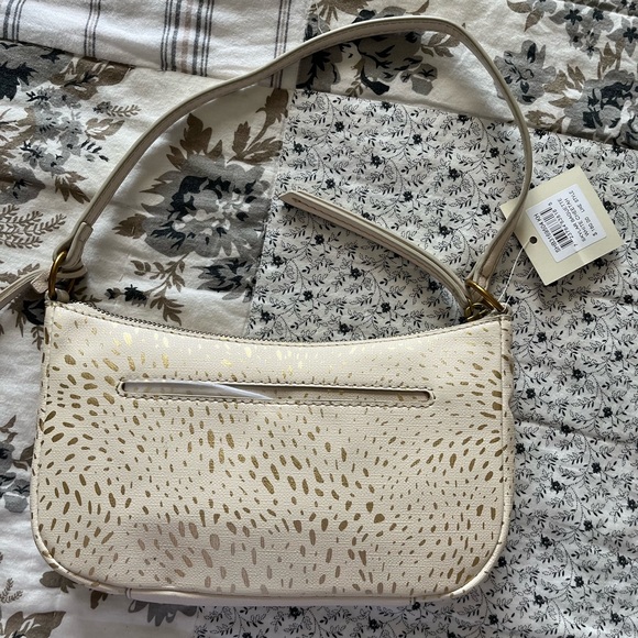 Fossil Cream and Gold Shoulder Bag - Picture 3 of 4